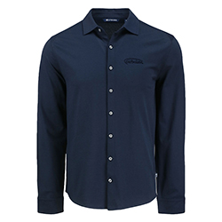 Cutter & Buck Eco Tri-Blend Knitted Button Up -